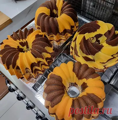 Готовим мраморный кекс