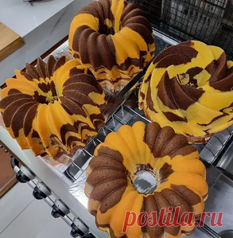 Готовим мраморный кекс