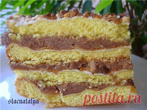 ТОРТ "ПО - КИЕВСКИ" Тортик очень и очень вкусный и лёгкий в приготовлении.