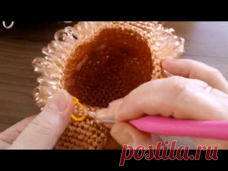 Игрушка-мочалка "Бычок" 3 часть.