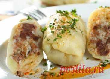 Голубцы с рисом и грибами