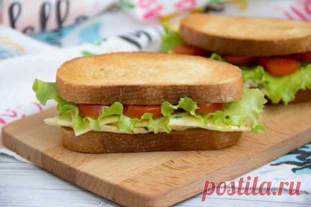 Бутерброды с омлетом и зеленью – простой и вкусный рецепт с фото (пошагово)