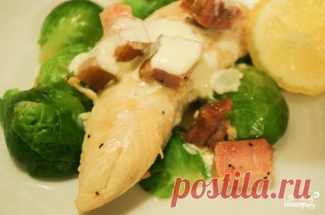 Запеченная курица в сливочном соусе - пошаговый кулинарный рецепт на Повар.ру