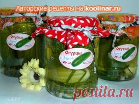 Соленые огурцы с водкой , из серии Заготовки на зиму. Рецепт c фото, мы подскажем, как приготовить!