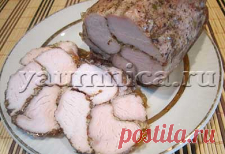 Рецепт мясного рулета с пряностями