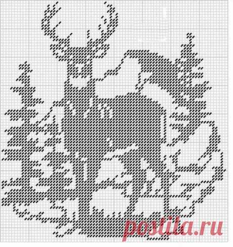 Схемы вязаных картин крючком - 82 фото