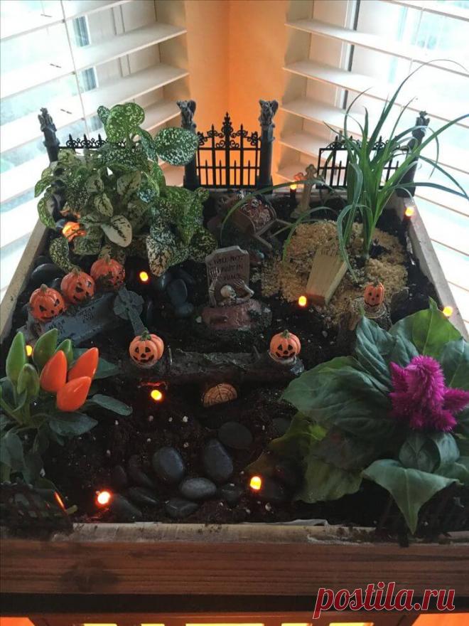 Диорамные интерьерные композиции на Хэллоуин - Planetalsad