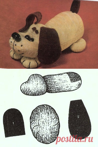 Мягкая игрушка из носка