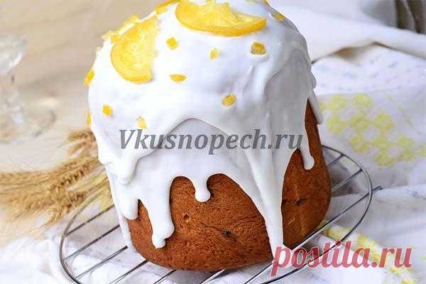 Глазурь для кулича: ключевые моменты приготовления