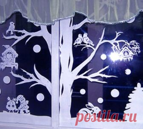 Новогодние вытынанки: украшаем дом силуэтной вырезкой из бумаги Создать новогоднюю атмосферу можно изделиями ручной работы, вырезанными из бумаги. Их называют вытынанки, что означает «вырезки». Здесь можно найти силуэты новогодних героев: Деда Мороза и Снегурочки, снеговиков, гномиков, различные елочки, шары и колокол