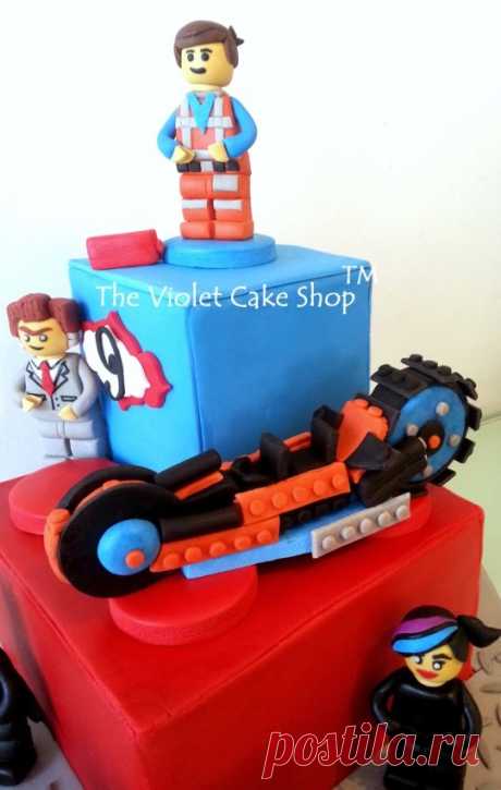 My Son's LEGO MOVIE Cake - Cake by Violet - The Violet Cake Shop - CakesDecor