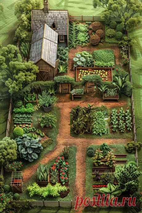 идея планировки сада