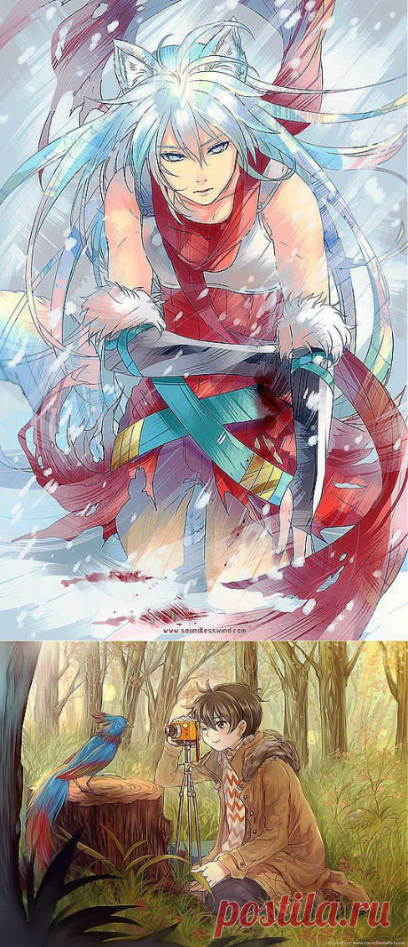 Stunning Anime Illustrations by Kaze-Hime | Cruzine