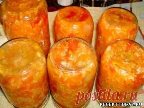 Рецепт: Салат зимний с рисом
