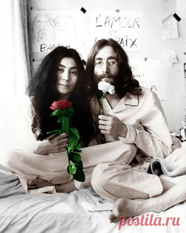 Джон Леннон и Йоко Оно: история безумной любви