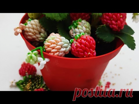 Diy video tutorial ,,FRAGOLINA MAGICA,, #fragole #pendente #orecchini #earrings #aretes #pendant 🍓🍓🍓
