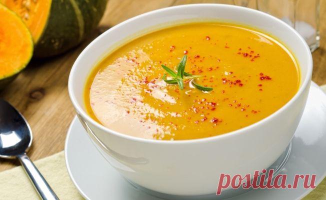 Суп-пюре из тыквы «Проще простого» | ВитаПортал - Здоровье и Медицина