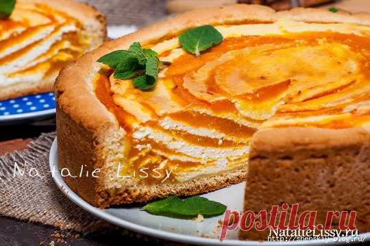 Потрясающий антикризисный песочный пирог с творогом и тыквой!