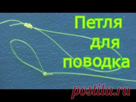 Петля для поводка и 4 узла.  Какой выбрать? My fishing.
