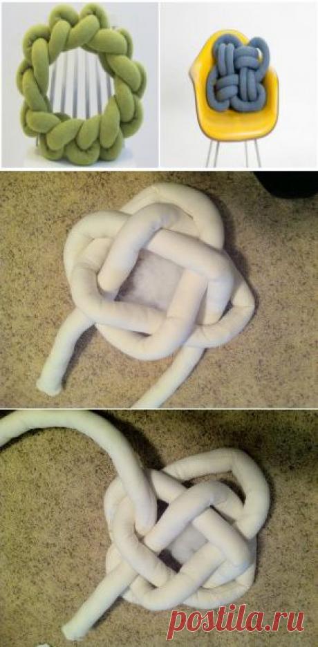 Оригинальная подушка-узел: мастер-класс и идеи | Ladiesvenue