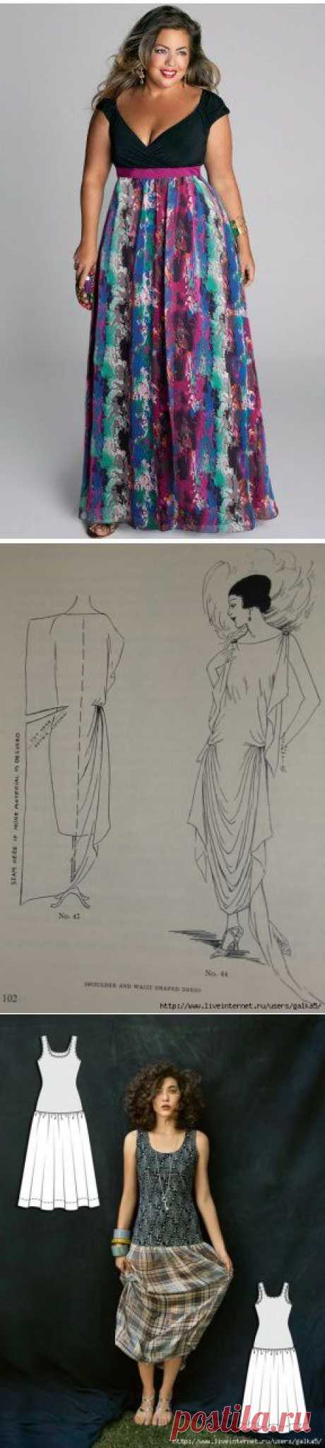 Выкройки и модели на корпулентную фигуру — Рукоделие