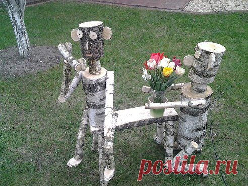 Муж сотворил, на деревянную свадьбу соседям :-)