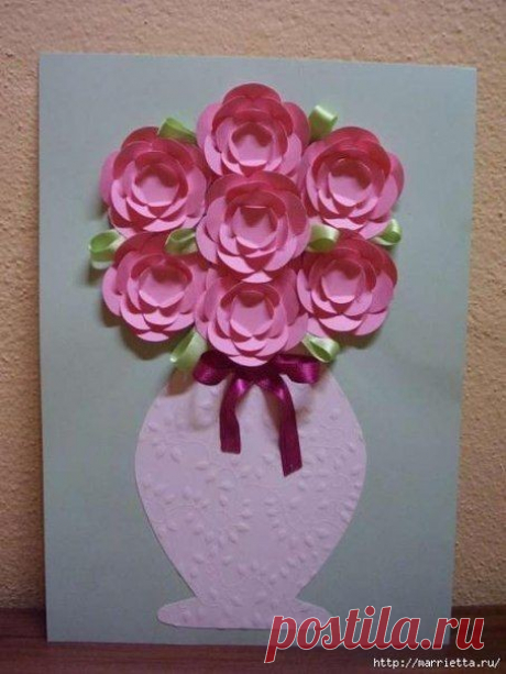 Прекрасная ваза с цветами