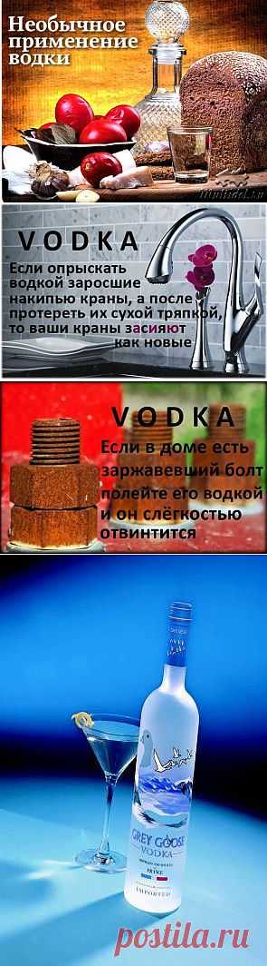(+1) тема - Кощунственное, не по назначению использование водки) | Полезные советы