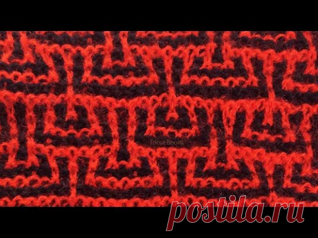 Красное и черное / Вязание спицами.
