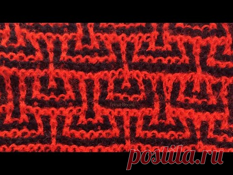 Красное и черное / Вязание спицами.