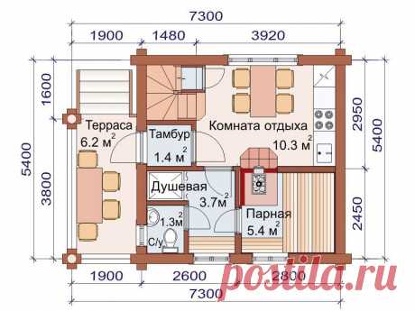 Проекты бань » ПРОЕКТ-245