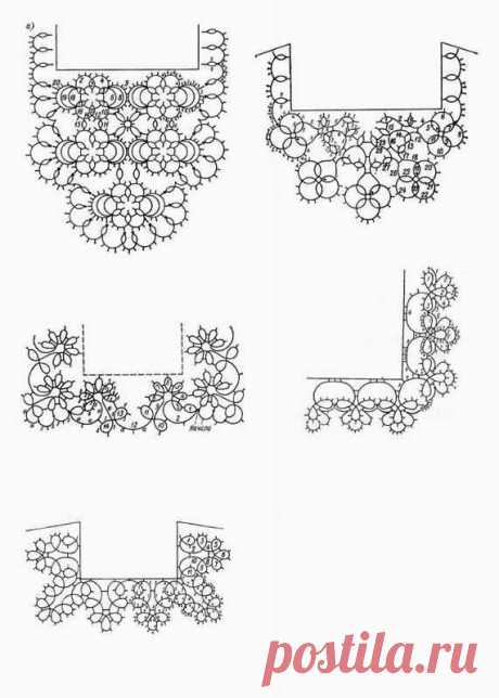 edging patterns (klk.pp.ru) | Tatting pattern