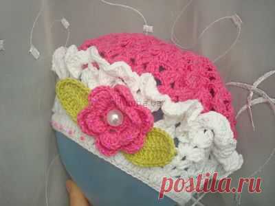 Продам Эксклюзивный берет на весну ручной работы вязаный крючком, купить детскую одежду б/у, продажа в Одесса, (Украина) . №2717861