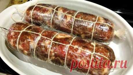 Быстро  И  Вкусно | Домашняя колбаса в духовке