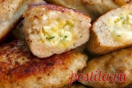 Котлеты с очень вкусной начинкой