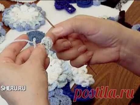 ▶ Вязание крючком в технике Фриформ