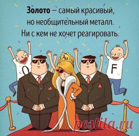 Как бы выглядели химические элементы, если бы были людьми?