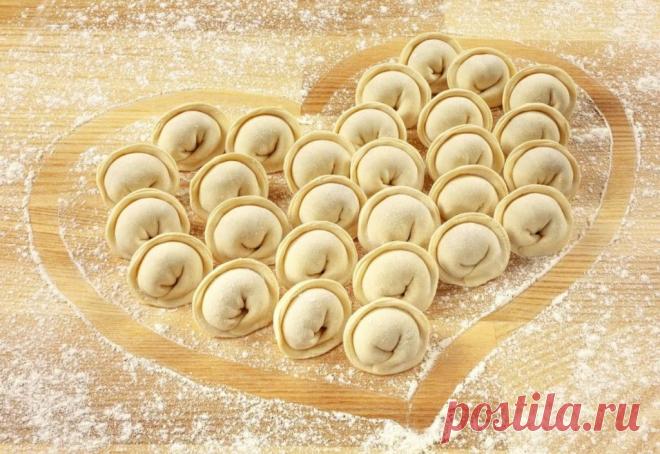 Вкусное тесто на пельмени и вареники 