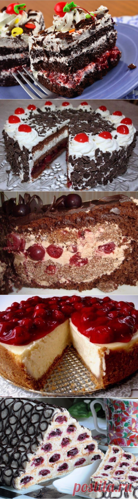 Шесть самых вкусных вишнёвых тортов