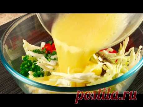 Сочнее не придумаешь!!! 3 новых блюда из обычной капусты, которые должны быть у каждой хозяйки!