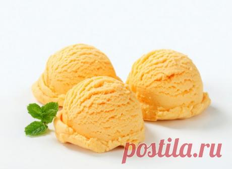 Персиковое мороженое