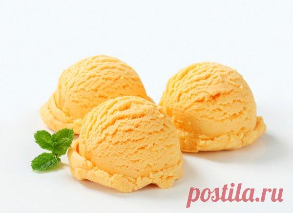 Персиковое мороженое
