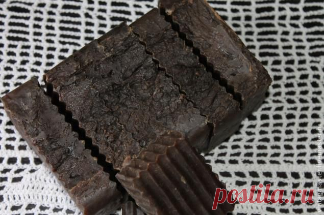 Мыло "Черный лекарь" (с нуля) - Ярмарка Мастеров - ручная работа, handmade