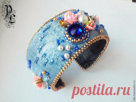 Будь модной - браслет «Jeans style» своими руками