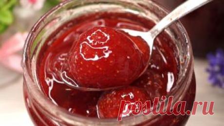 Жареное клубничное варенье