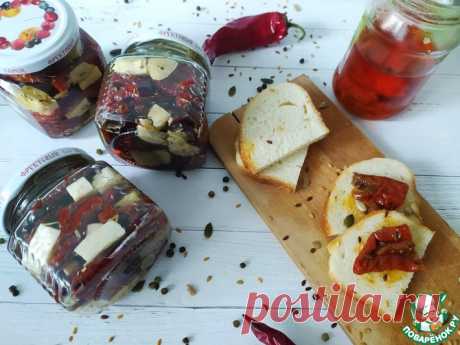 Вяленые томаты с брынзой Кулинарный рецепт(***)