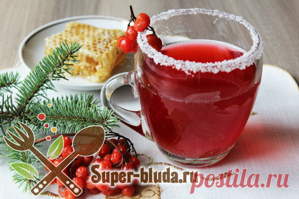 Клюквенный морс рецепт с калиной и медом