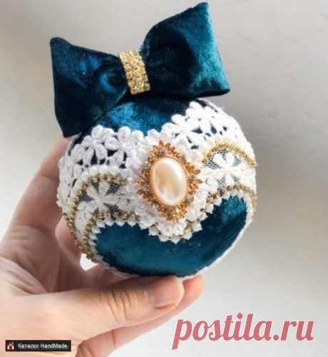 Шарики ёлочные новогодние украшение ручной работы купить в Минске и Беларуси, цены на HandMade