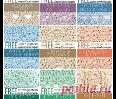 10 Decorative Crochet Stitches For Your Next Project - Knit And Crochet Daily