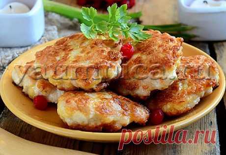 Вкусные куриные котлеты с сыром